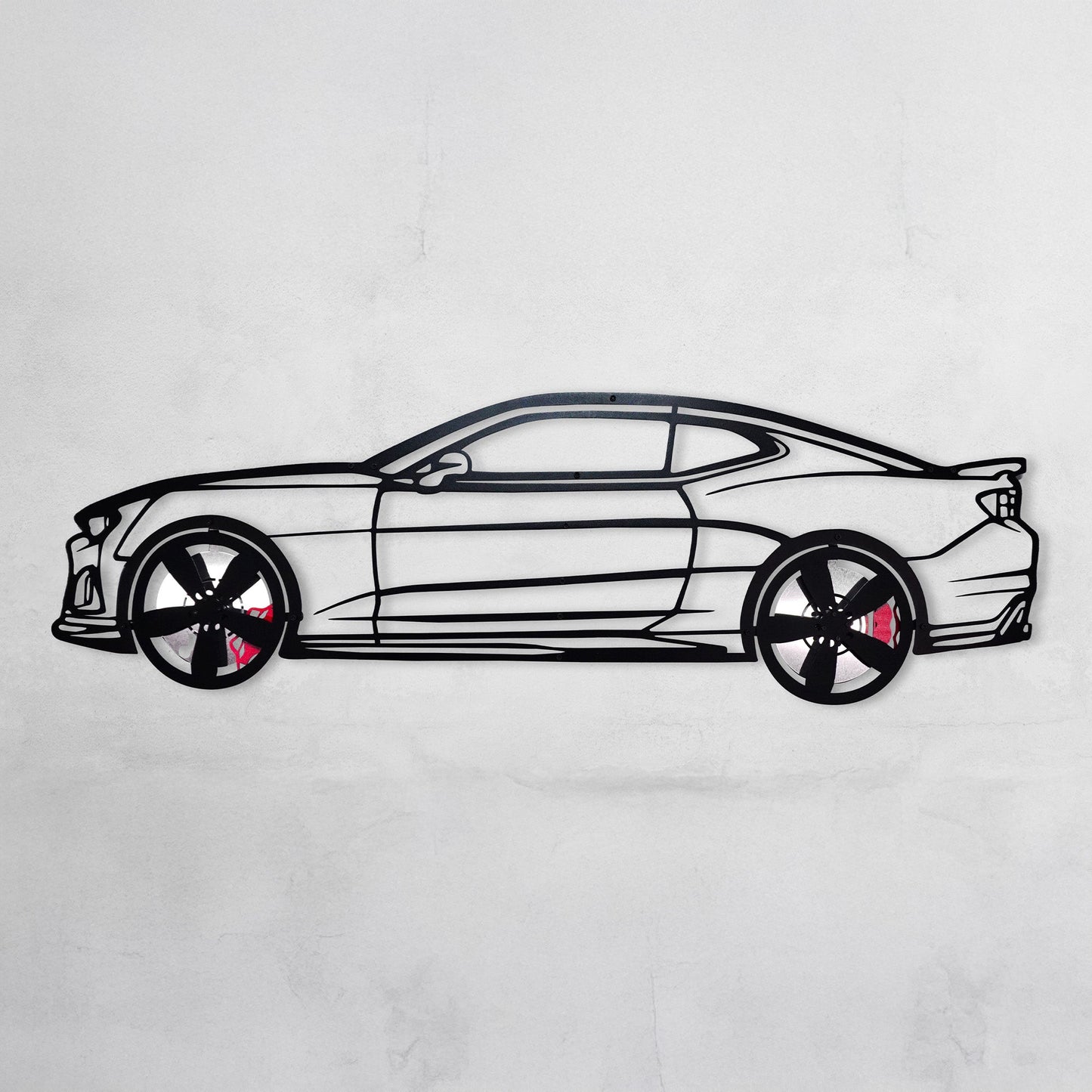 2019 Camaro ZL1 Metal Wall Art – Spinning Wheels Muscle Decor-KAFMEKA005 - Tampa Home & Garden Store