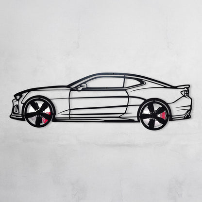 2019 Camaro ZL1 Metal Wall Art – Spinning Wheels Muscle Decor-KAFMEKA005 - Tampa Home & Garden Store
