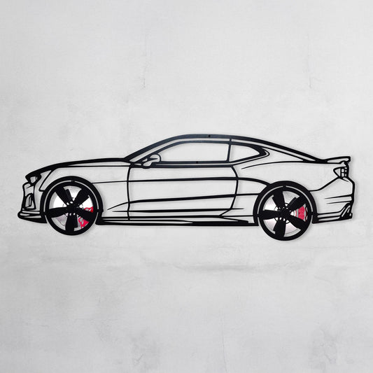 2019 Camaro ZL1 Metal Wall Art – Spinning Wheels Muscle Decor-KAFMEKA005 - Tampa Home & Garden Store
