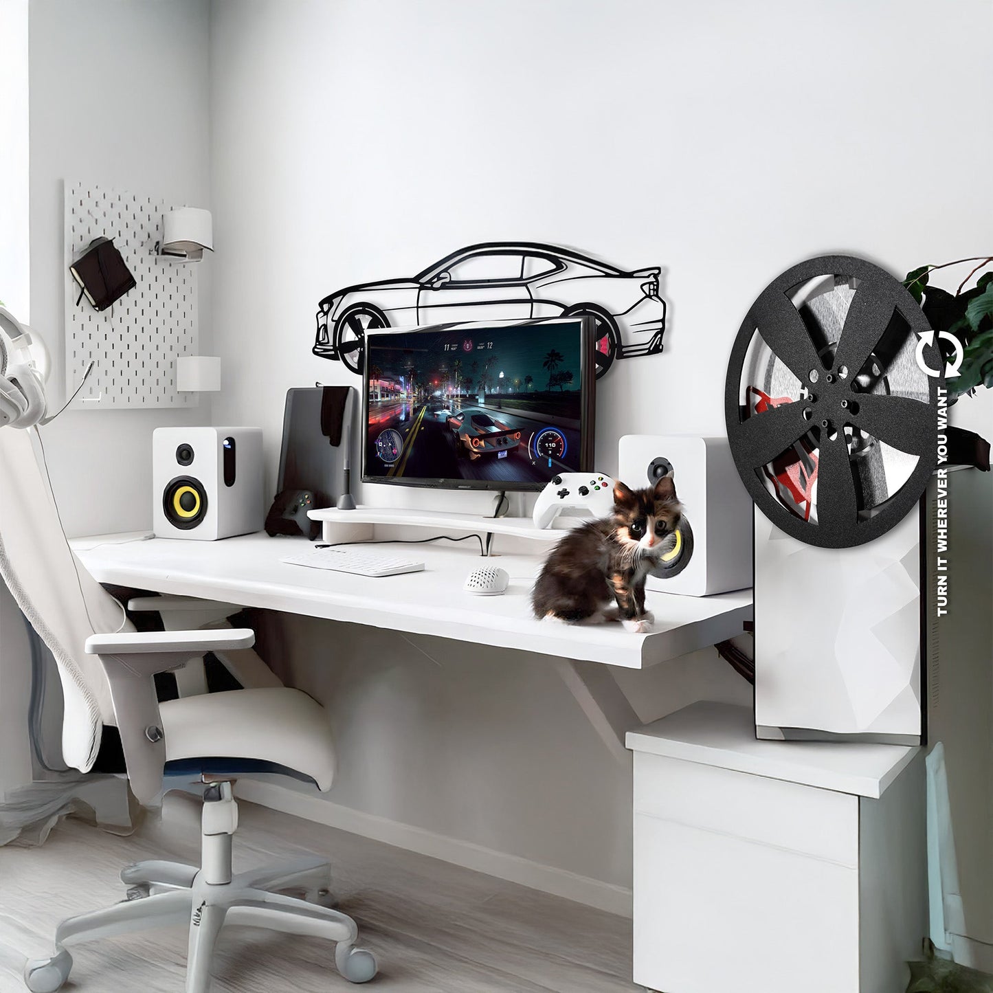 2019 Camaro ZL1 Metal Wall Art – Spinning Wheels Muscle Decor-KAFMEKA005 - Tampa Home & Garden Store