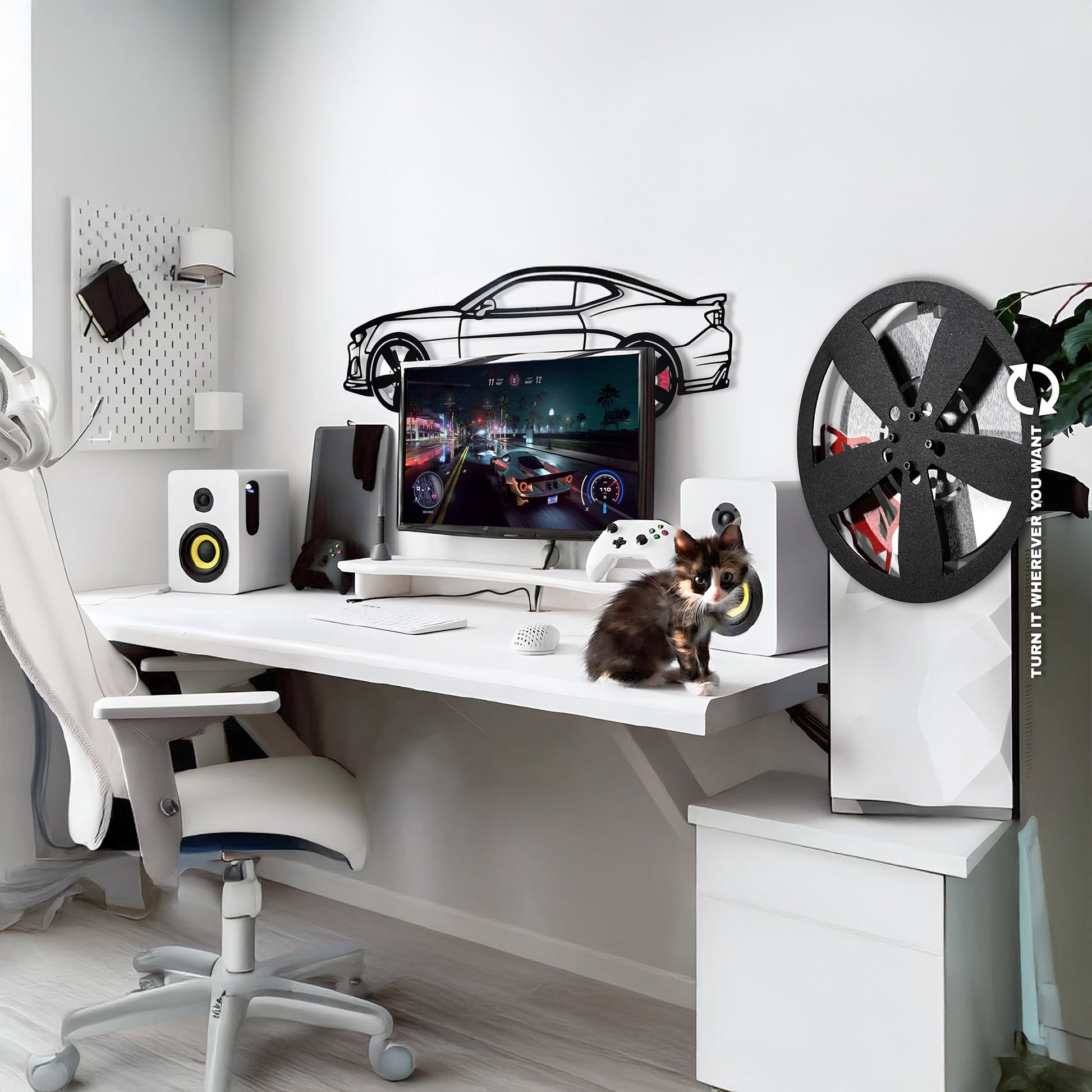 2019 Camaro ZL1 Metal Wall Art – Spinning Wheels Muscle Decor-KAFMEKA005 - Tampa Home & Garden Store
