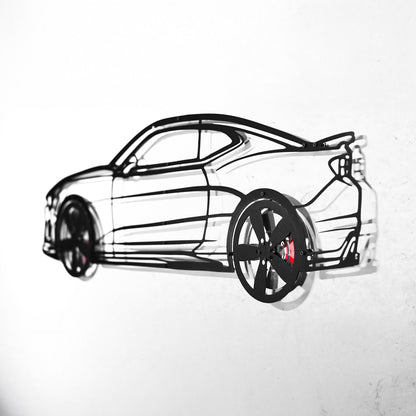 2019 Camaro ZL1 Metal Wall Art – Spinning Wheels Muscle Decor-KAFMEKA005 - Tampa Home & Garden Store