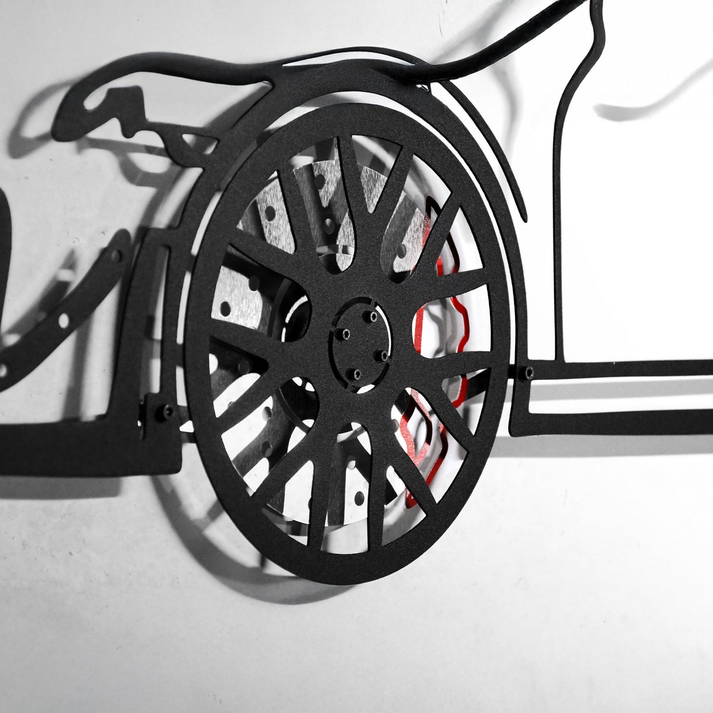 2019 Porsche 911 GT2 RS Wall Art – Steel Cut with Spinning Wheels-KAFMEKA006 - Tampa Home & Garden Store