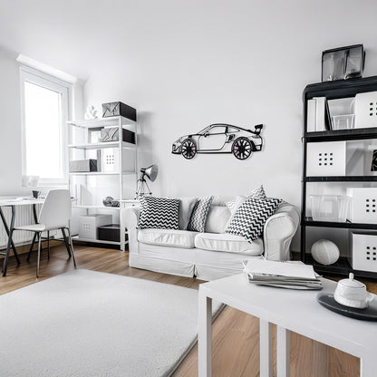 2019 Porsche 911 GT2 RS Wall Art – Steel Cut with Spinning Wheels-KAFMEKA006 - Tampa Home & Garden Store