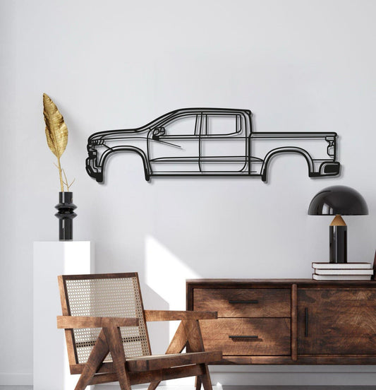 2019 Silverado 1500 4ª generación Arte de pared de metal para coche - MT0681