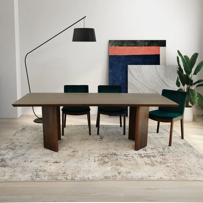 Alden Walnut Dining Table Japandi Craftsmanship