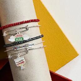 Friends Holiday Armadillo Charm Bangle and Fans
