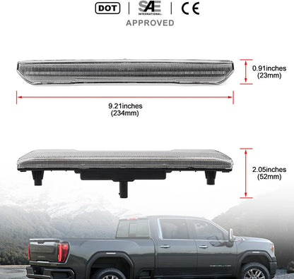Smoked white amber scanning LED side marker for 2020-2026 GMC Sierra HD 2500 by AutoLEDTech.com on Tampa Home & Garden Store