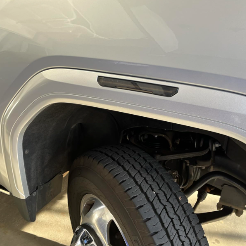 AutoLEDTech.com smoked white amber side marker for 2020-2026+ GMC Sierra 2500 on fender on Tampa Home & Garden Store