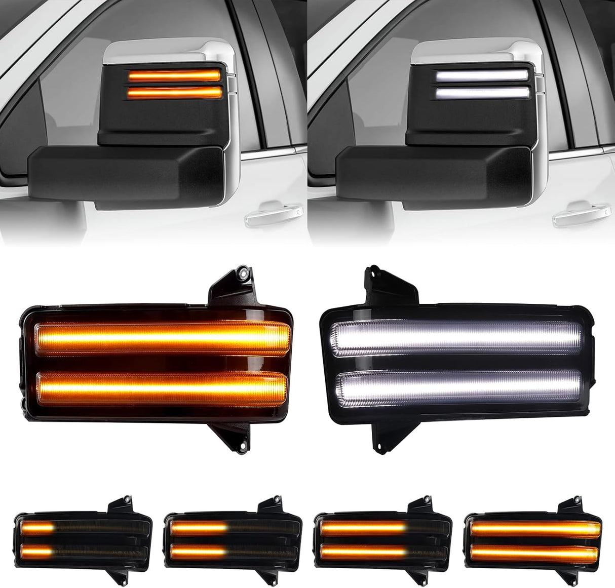 GMC Sierra HD 2500 smoked amber scanning LED side markers AutoLEDTech.com pair on Tampa Home & Garden Store