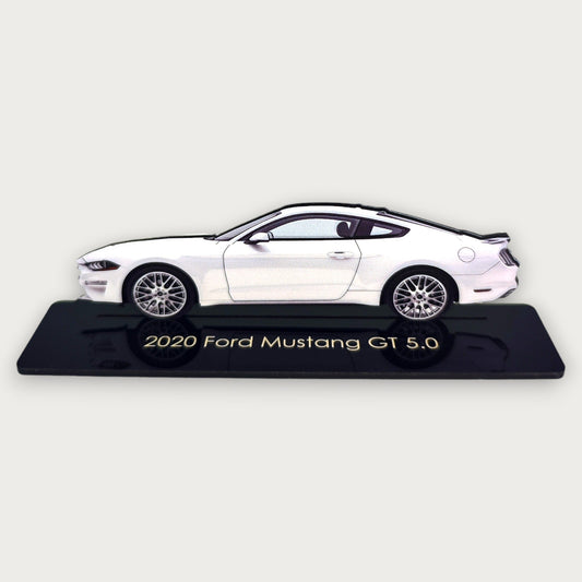 2020 Ford Mustang GT 5.0 (1) Metal Car Wall Art, Color 2D Diecast Car Decor, Silhouette Metal Wall Art, Gift For Car Lovers, Detailed Color Metal Car - Tampa Home & Garden Store