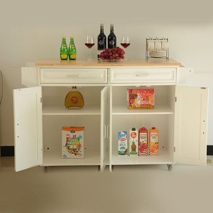 Heavy Mobile Kitchen Island and Storage Cart