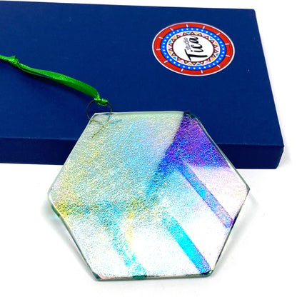 Handmade Glass Ornament - The Gift Box