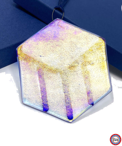 Handmade Glass Ornament - The Gift Box