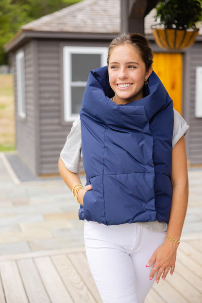 Doudoune sans manches imperméable | Jolie et robuste