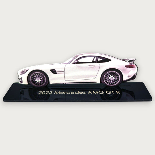 2022 Mercedes AMG GT R (2) Metal Car Wall Art, Color 2D Diecast Car Decor, Silhouette Metal Wall Art, Gift For Car Lovers, Detailed Color Metal Car - Tampa Home & Garden Store