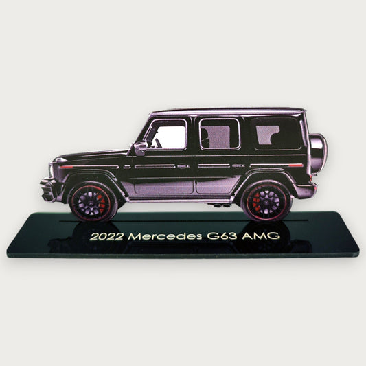 2022 Mercedes G63 AMG (1) Metal Car Wall Art, Color 2D Diecast Car Decor, Silhouette Metal Wall Art, Gift For Car Lovers, Detailed Color Metal Car - Tampa Home & Garden Store