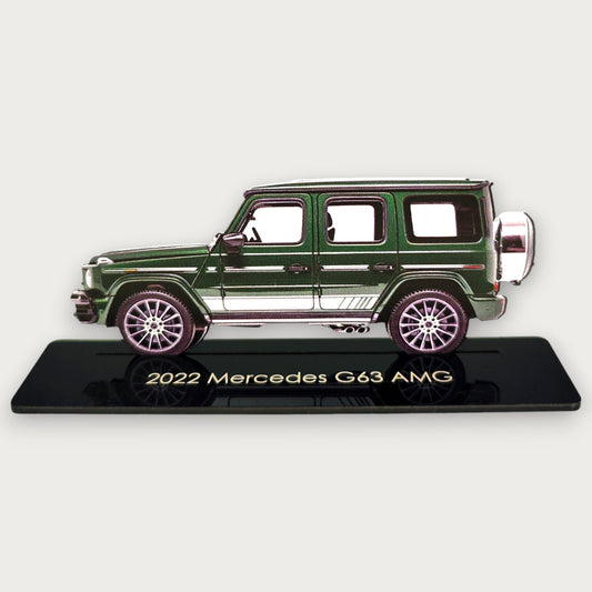 2022 Mercedes G63 AMG (2) Metal Car Wall Art, Color 2D Diecast Car Decor, Silhouette Metal Wall Art, Gift For Car Lovers, Detailed Color Metal Car - Tampa Home & Garden Store