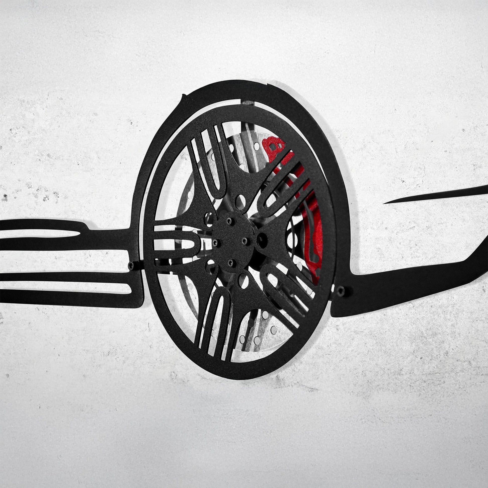 2022 Porsche Panamera 4S Wall Art – Steel Silhouette with Spinning Wheels-KAFMEKA009 - Tampa Home & Garden Store