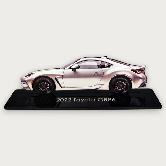 2022 Toyota GR86 (2) Metal Car Wall Art, Color 2D Diecast Car Decor, Silhouette Metal Wall Art, Gift For Car Lovers, Detailed Color Metal Car - Tampa Home & Garden Store