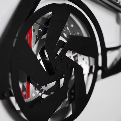 2022 Volkswagen Golf GTI Wall Art – Steel Silhouette with Spinning Wheels-KAFMEKA010 - Tampa Home & Garden Store