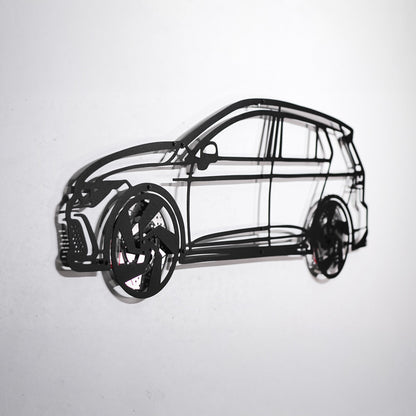 2022 Volkswagen Golf GTI Wall Art – Steel Silhouette with Spinning Wheels-KAFMEKA010 - Tampa Home & Garden Store