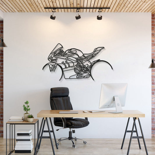 Arte de pared metálico para motocicleta V4SP - MT1105