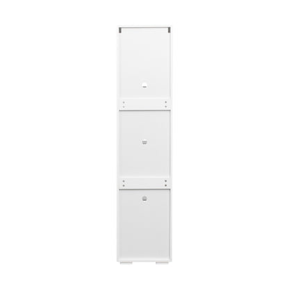 Side cabinet with aluminum strip lamp in white, china cabinet style on Tampa Home & Garden Store