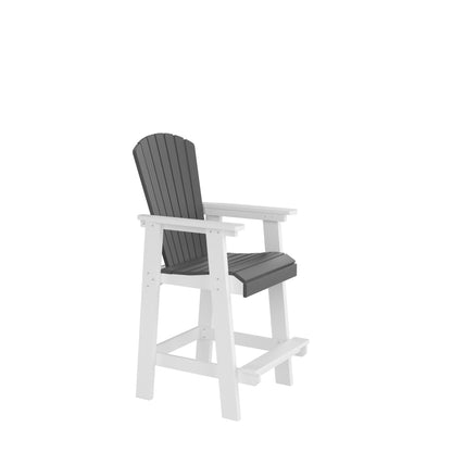 Outdoor Hdpe Bar Chair and Adirondack Set 2