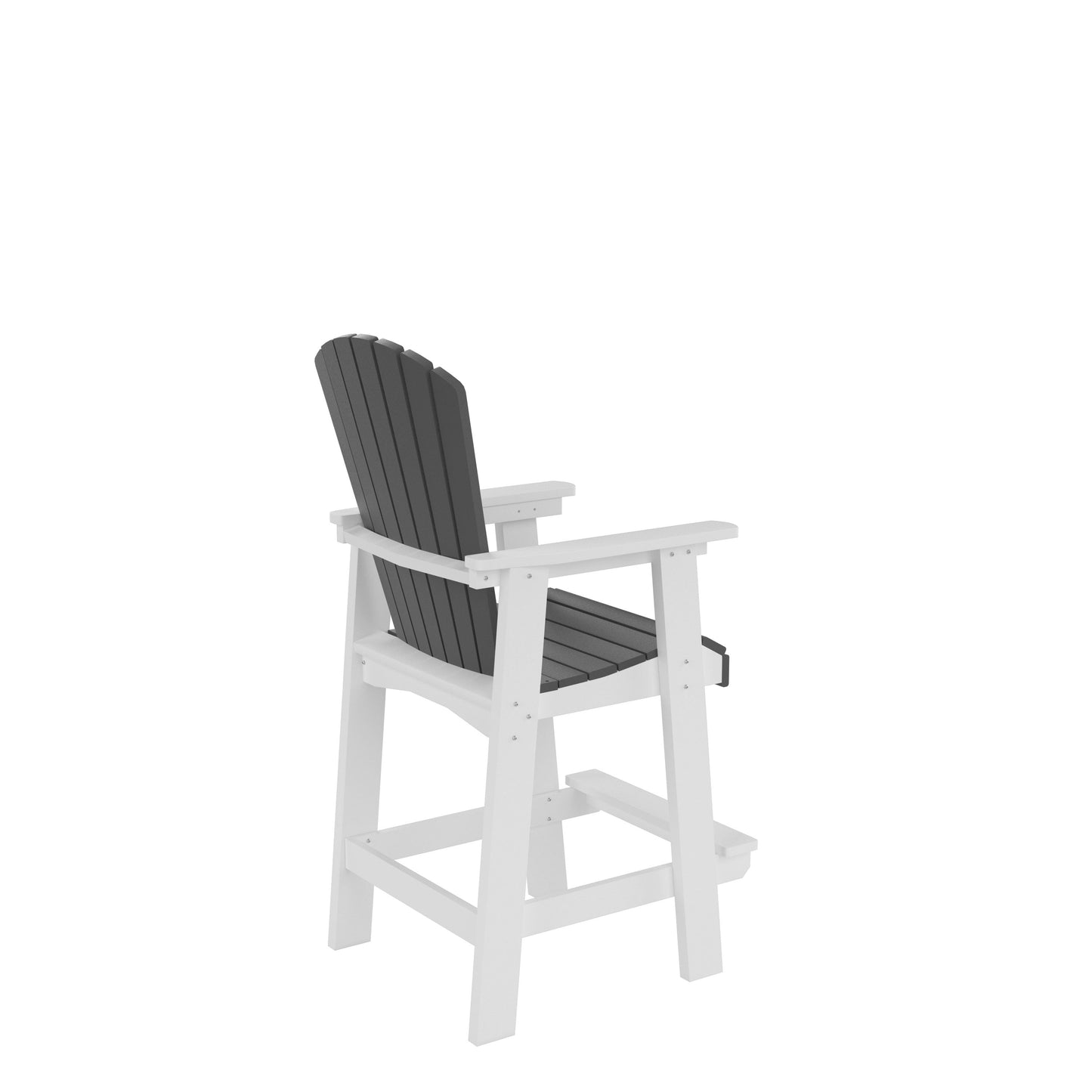 Outdoor Hdpe Bar Chair and Adirondack Set 2