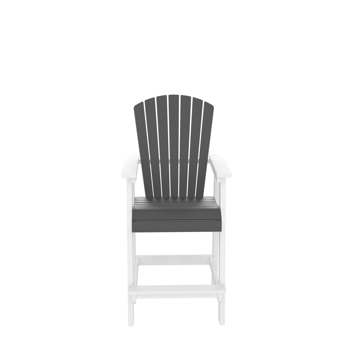 Outdoor Hdpe Bar Chair and Adirondack Set 2