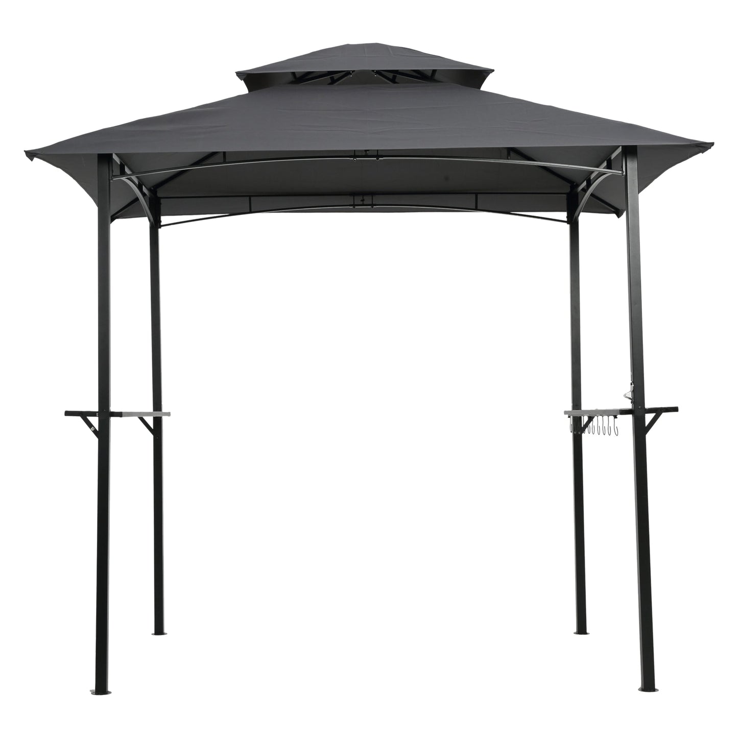 Double Tiered Canopy for 8x5ft Grill Gazebo Tent