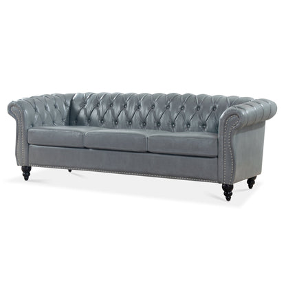 the Rolled Arm Chesterfield 3 Seater Sofa