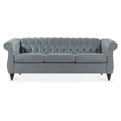 the Rolled Arm Chesterfield 3 Seater Sofa