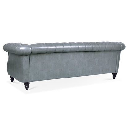 the Rolled Arm Chesterfield 3 Seater Sofa