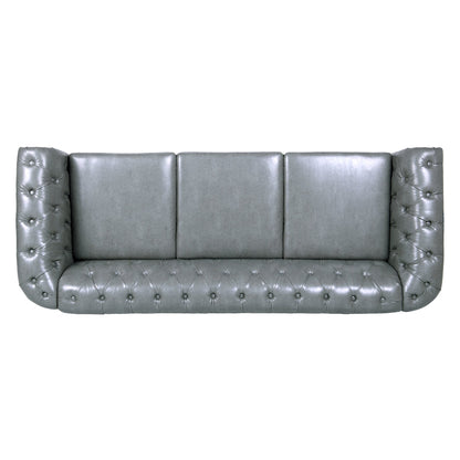 the Rolled Arm Chesterfield 3 Seater Sofa