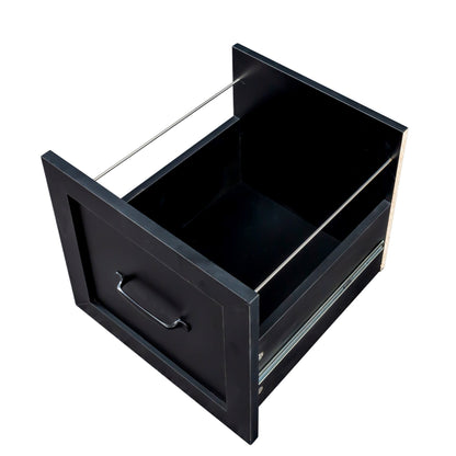 Home Office Computer Desk with Hutch Antiqued Black by HouseOfZazla on Tampa Home & Garden Store