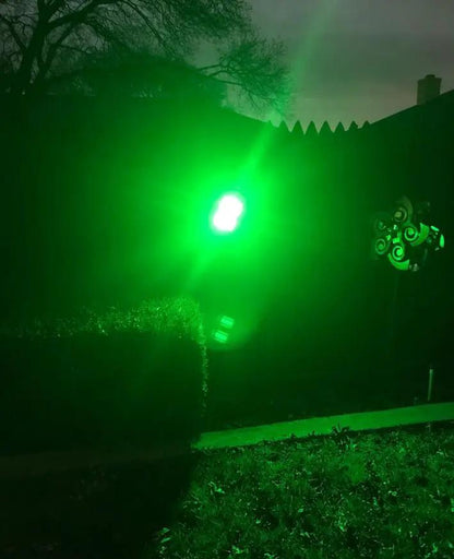 Solar Green Hunting Light for Hogs & Deer by Langy Solar Lights, 15,000-lumen outdoor light on Tampa Home & Garden Store