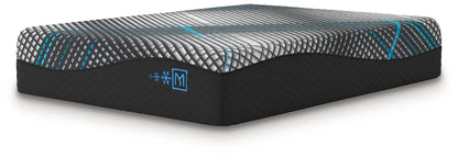 Millennium 2.0 Foam 14 Inch memory foam mattress with black quilted sides and blue accents on Tampa Home & Garden Store