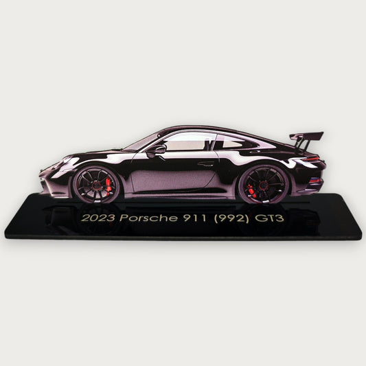 2023 Porsche 911 (992) GT3 (1) Metal Car Wall Art, Color 2D Diecast Car Decor, Silhouette Metal Wall Art, Gift For Car Lovers, Detailed Color Metal Car - Tampa Home & Garden Store