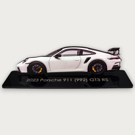 2023 Porsche 911 (992) GT3 RS (2) Metal Car Wall Art, Color 2D Diecast Car Decor, Silhouette Metal Wall Art, Gift For Car Lovers, Detailed Color Metal Car - Tampa Home & Garden Store