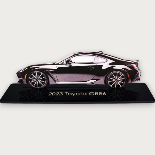 2023 Toyota GR86 (1) Metal Car Wall Art, Color 2D Diecast Car Decor, Silhouette Metal Wall Art, Gift For Car Lovers, Detailed Color Metal Car - Tampa Home & Garden Store