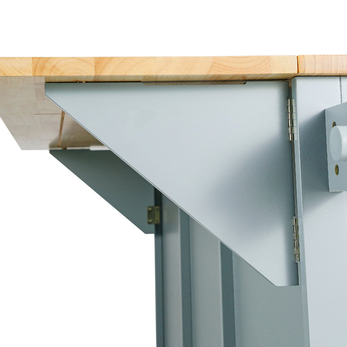 Rubberwood Kitchen Cart and Drop Leaf Top