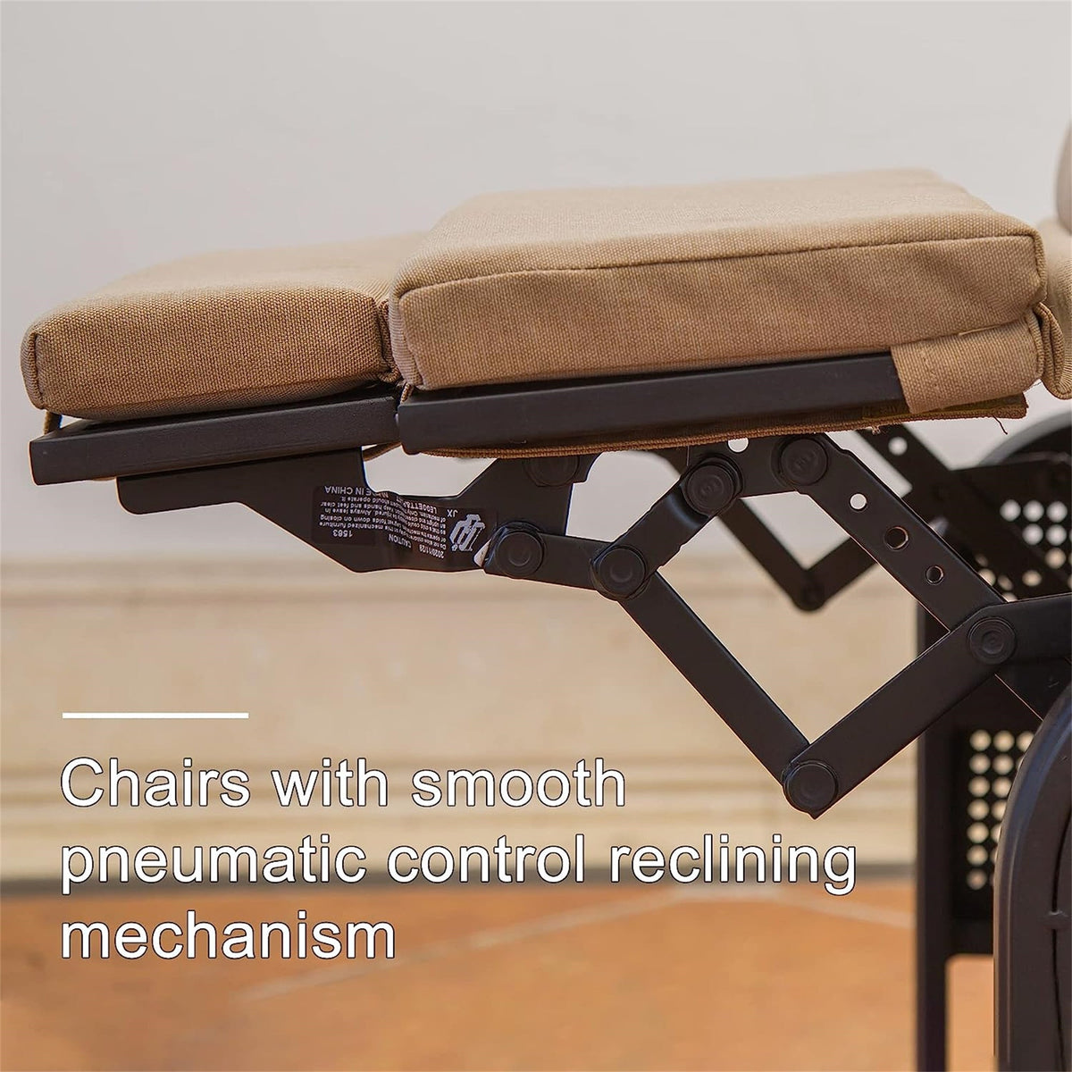 Sturdy Patio Recliner Chair and Foam Cushions