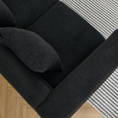 60 Inch Oversized Two Seater Sectional Sofa