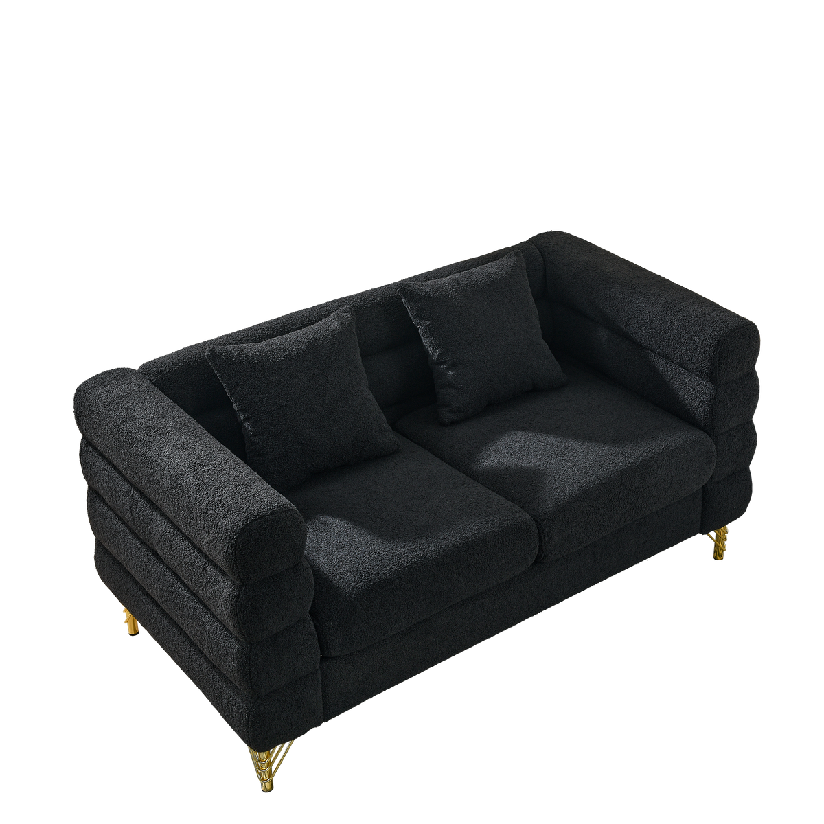 60 Inch Oversized Two Seater Sectional Sofa