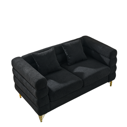 60 Inch Oversized Two Seater Sectional Sofa