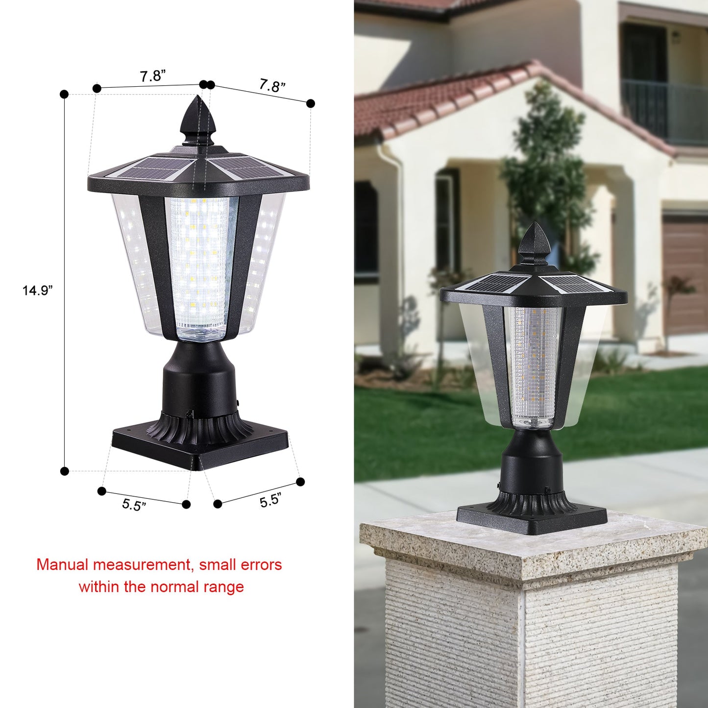 Waterproof Solar Powered Outdoor Garden Light