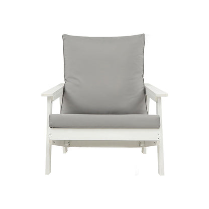 All Weather Hips Outdoor Single Sofa and Cushion