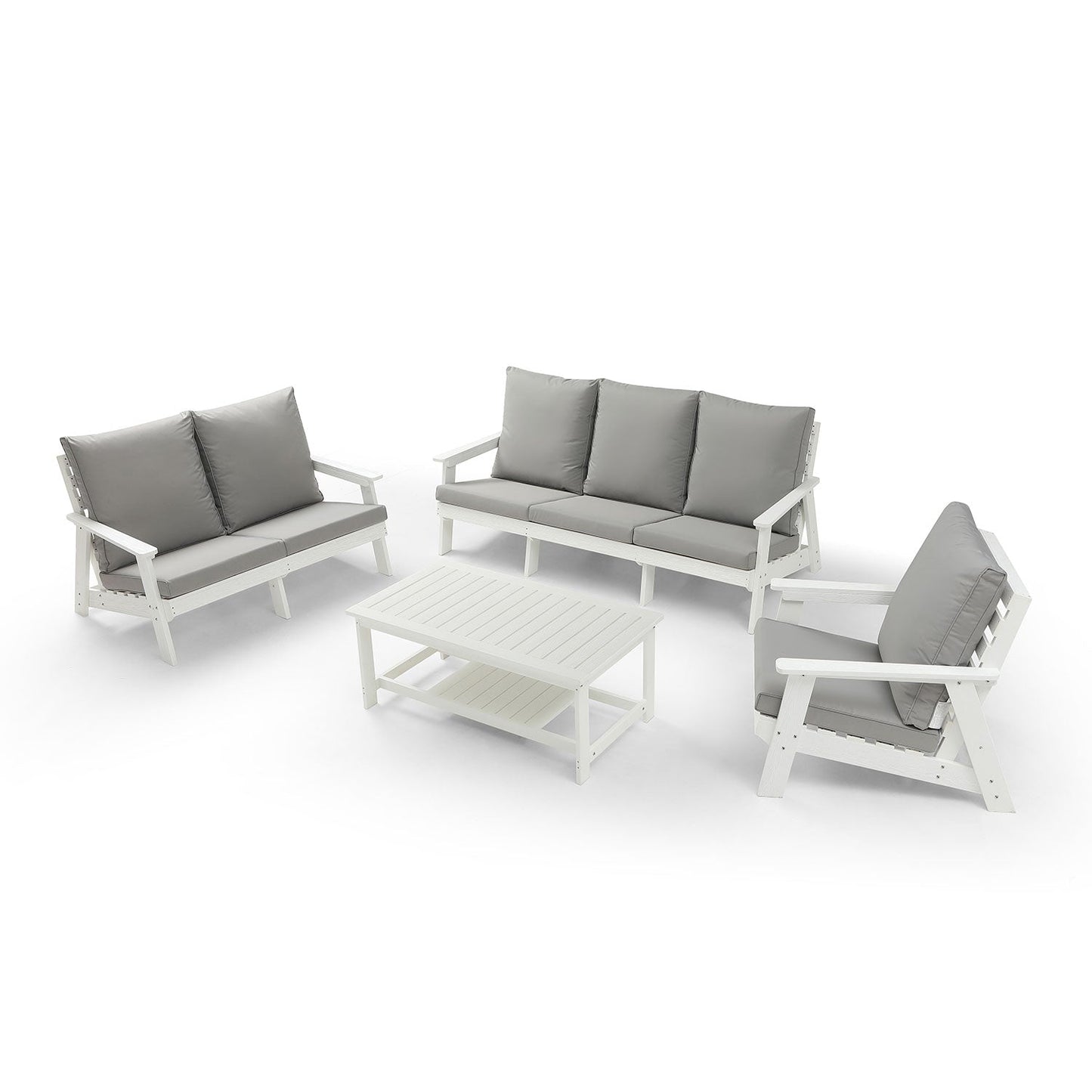 All Weather Hips Outdoor Single Sofa and Cushion